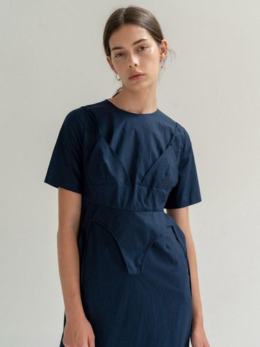 Underwear Detailed Short Sleeve Dress - BISCUITSHOP - Modalova