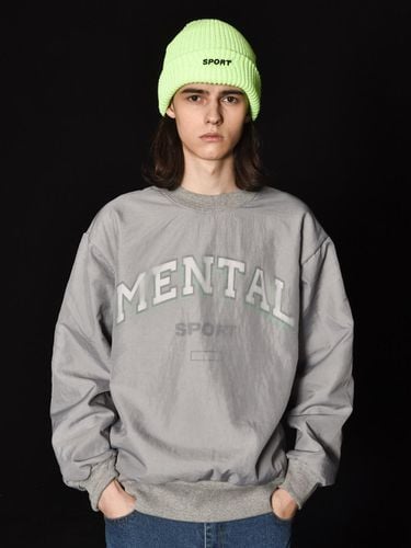 Unisex] Double Mental Sweatshirt_Grey - PIGMILLION - Modalova