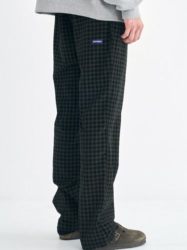 Steady Checked Pants_Khaki - STAFFONLY - Modalova