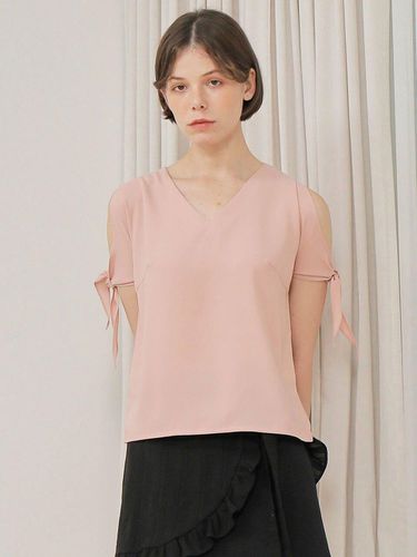 TIED SLEEVE BLOUSE PINK - WARDROBE - Modalova