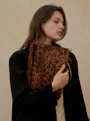 Shopping Bag Clutch Leopard - CHRISTINE PROJECT - Modalova