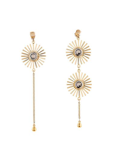 Double Solar Earrings - SALUT DE MIEL - Modalova