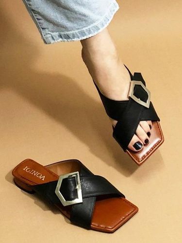 Square Buckle X Mule M-IG-180606 - IGINOA - Modalova