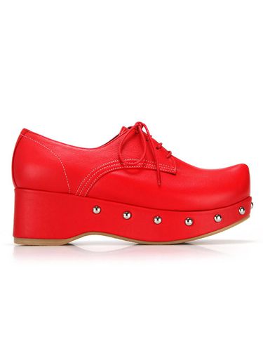 Pointed Toe Derby Platforms _Red - FLAT APARTMENT - Modalova