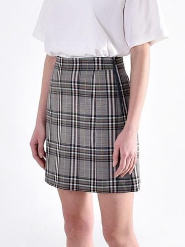 Classic Check Set-up Skirts Green - PINBLACK - Modalova