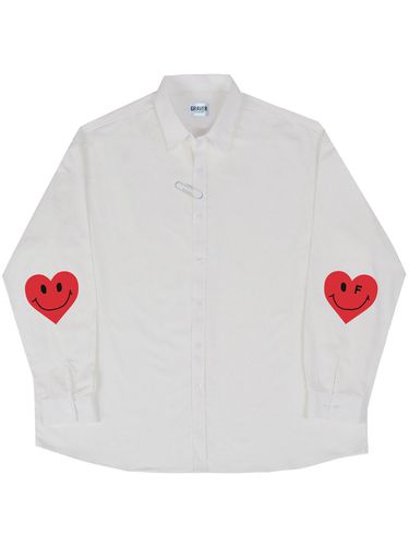 Elbow Heart Smile Clip Over Fit Shirt - GRAVER - Modalova