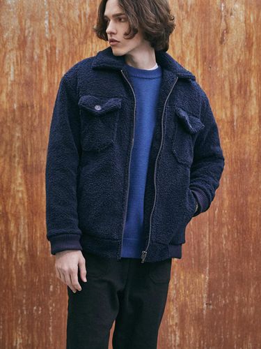 Kinder Fleece Jacket Navy - BALANCEWOOD - Modalova