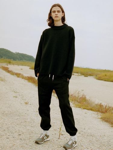 Fisherman Crewneck Knitwear _Black - BALLUTE - Modalova