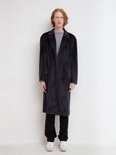 Unisex] Velvet Robe Coat - Black - SILENT SOCIETY - Modalova