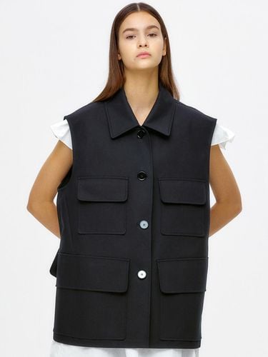 Oversized Vest Navy - JWL - Modalova