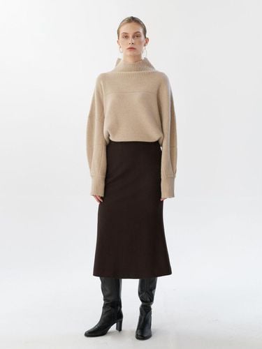 NTW Wool Flare Slit Skirt_2color - MOHAN - Modalova