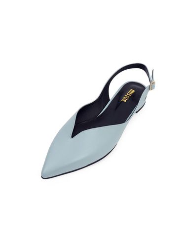 Pointed Toe Slingback Sky Blue - MISSUE - Modalova