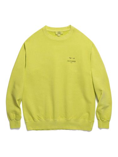 Pigment Sign Logo Sweatshirt Washed - STAFFONLY - Modalova