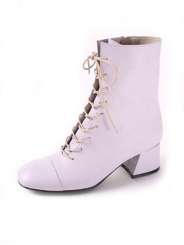 Lace-Up Boots Lavender - KERRIJADE - Modalova