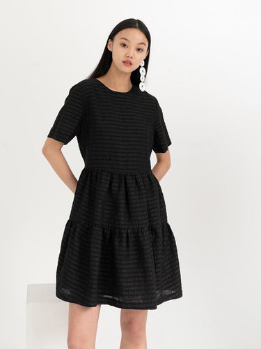 Back Ribbon Easy Dress Black - THE SUIN - Modalova