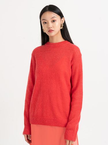 Mohair Knit Orange Red - THE SUIN - Modalova