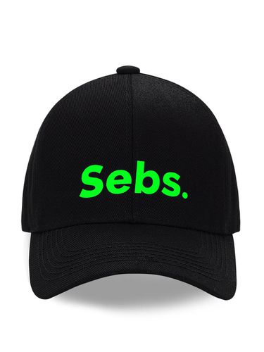 Black Neon Green Cap - Sebs. - Modalova