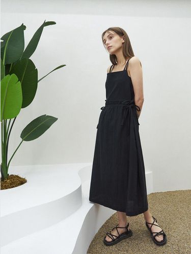 String Slip Dress_Black - bibyseob - Modalova