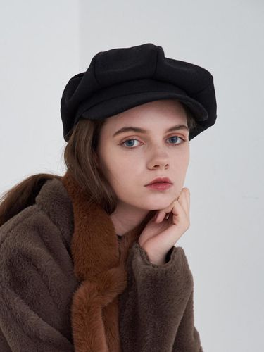 Blois Wool Newsboy Cap - MANES - Modalova