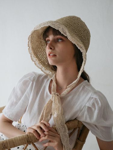 Sedan Raffia Hat - MANES - Modalova