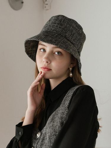 Chambery Tweed Bucket Hat (3color) - MANES - Modalova