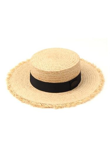 Unisex] Natural Flat Fedora - Universal chemistry - Modalova