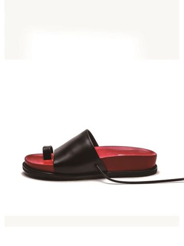 Way Flat Sandal - Red - Left-Right - Modalova