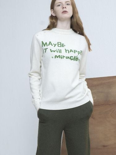 M8FP02A Wide Pants_Green - Moonhee - Modalova