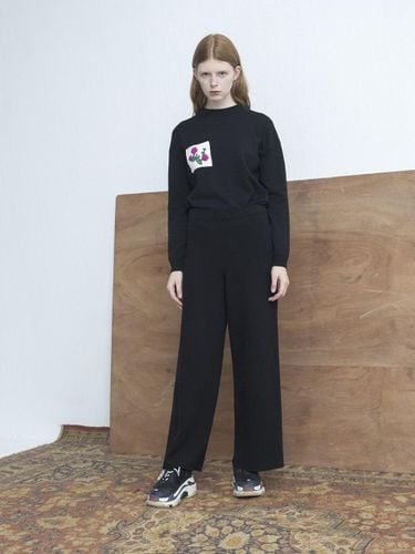 M8FP02A Wide Pants_Black - Moonhee - Modalova