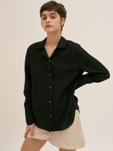 Sheer Organza Shirt Black - BLUV - Modalova