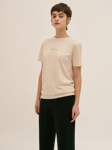 Logo Half Tee Shirts Cream - BLUV - Modalova