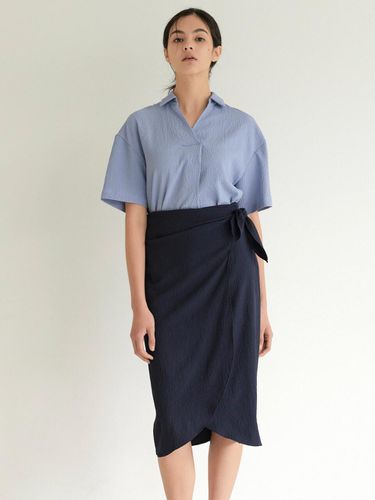 Wrap Skirt_Navy - BLUV - Modalova