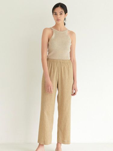 Bandding Pleates Pants Beige - BLUV - Modalova