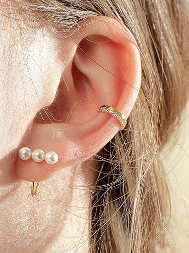 Basic Shiny Ear-cuff 2 Colors - TATIANA - Modalova