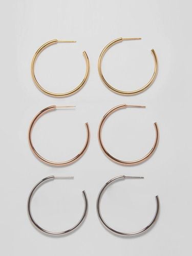 Thin Line Hoop Earring - TATIANA - Modalova