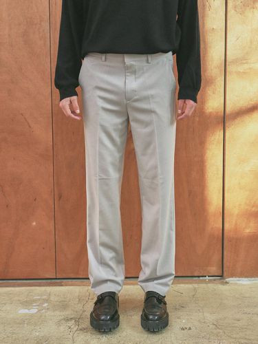 Easy Wide Long Slacks_Light Gray - YAN13 - Modalova