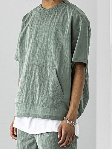 Metal Anorak Oversized T-shirt - MASSNOUN - Modalova