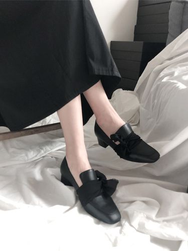 Loose Hair Loafers Black - JIL Y. - Modalova