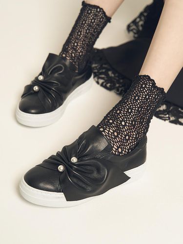 Ribbon Sneakers Black - MISSUE - Modalova