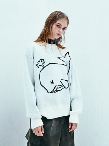 Wale Pullover White - WOOZO - Modalova