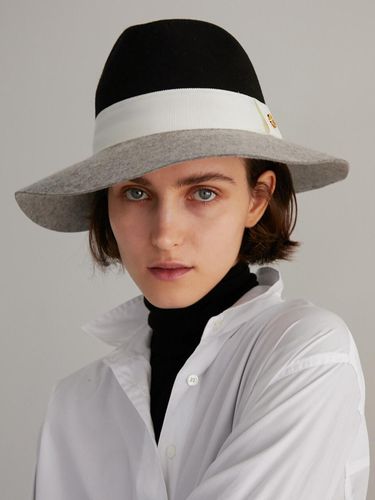 Half N Half Hat Black Gray - NUHAT - Modalova