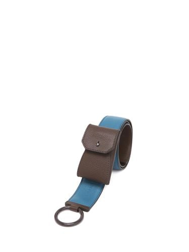 Petit Lumit Wide Strap Blue Brown - LOEUVRE - Modalova