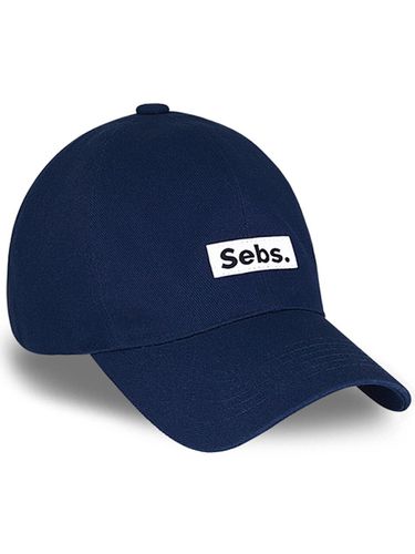 Cotton_Navy Ball Cap - Sebs. - Modalova