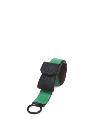 Petit Lumi Wide Strap Green Brown - LOEUVRE - Modalova