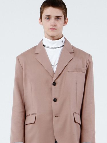 S 3 Button Blazer Camel - PIECEMAKER - Modalova