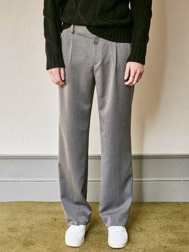 Semi Wide Slacks_Charcoal - YAN13 - Modalova