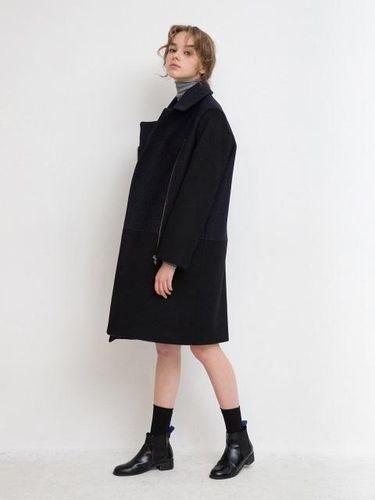 Color Block Coat - BLUV - Modalova