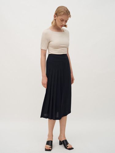 TTR FRONT PLEATED SKIRT 2COLOR - MOHAN - Modalova