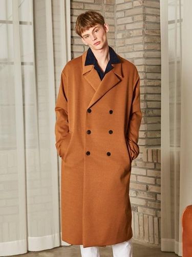 Mannish Oversize Double Coat - YAN13 - Modalova