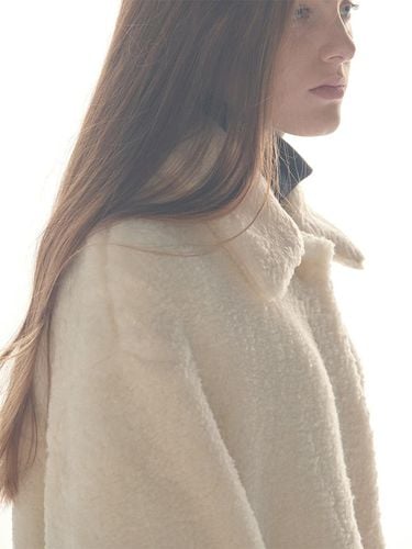 Shearling Effect Maccoat HJ048 - HALEINE - Modalova